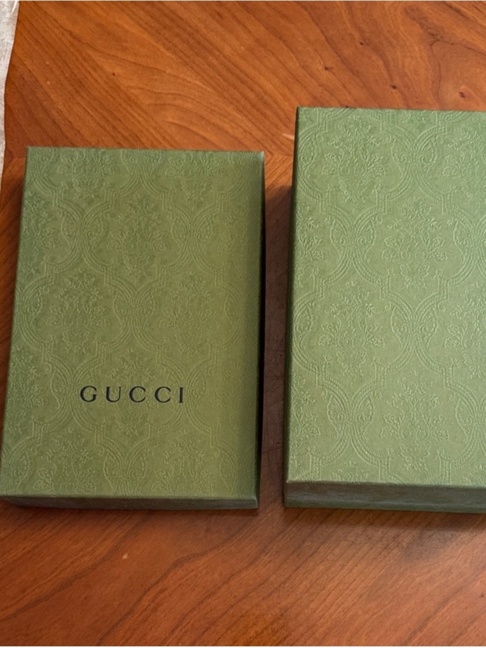 GUCCI Empty Gift Box Storage Box Replacement Box Tissue Paper Green  10”x7”x4” - Picture 5 of 7